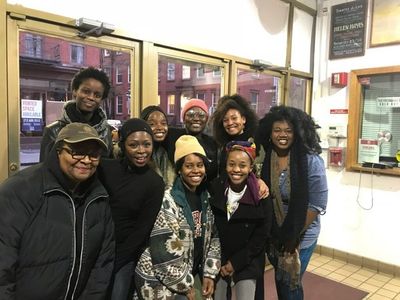 Danielle Brooks visits 'SCHOOL GIRLS' at MCC Theater Photo