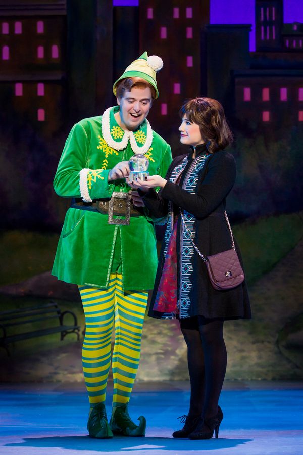 Erik Gratton as Buddy and Veronica Kuehn as Jovie Photo