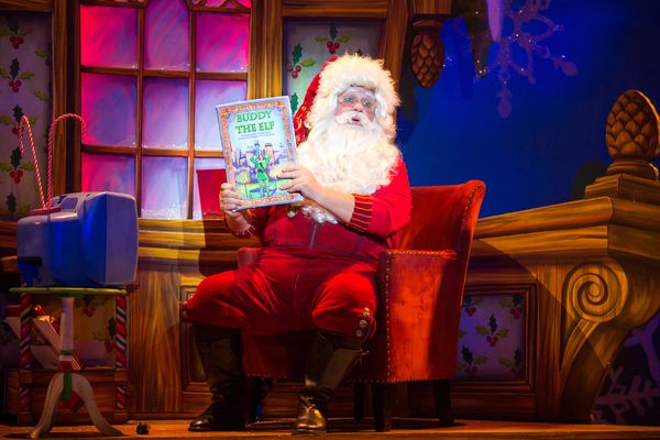 Ken Clement as Santa Photo