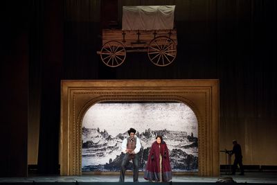 The San Francisco Opera dress rehearsal of Girls of the Golden West. At the War Memor Photo