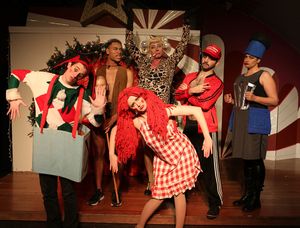 (front) Allison Petrillo with (back) Chase Wheaton-Werle, Michael Rawls, Terry McCart Photo