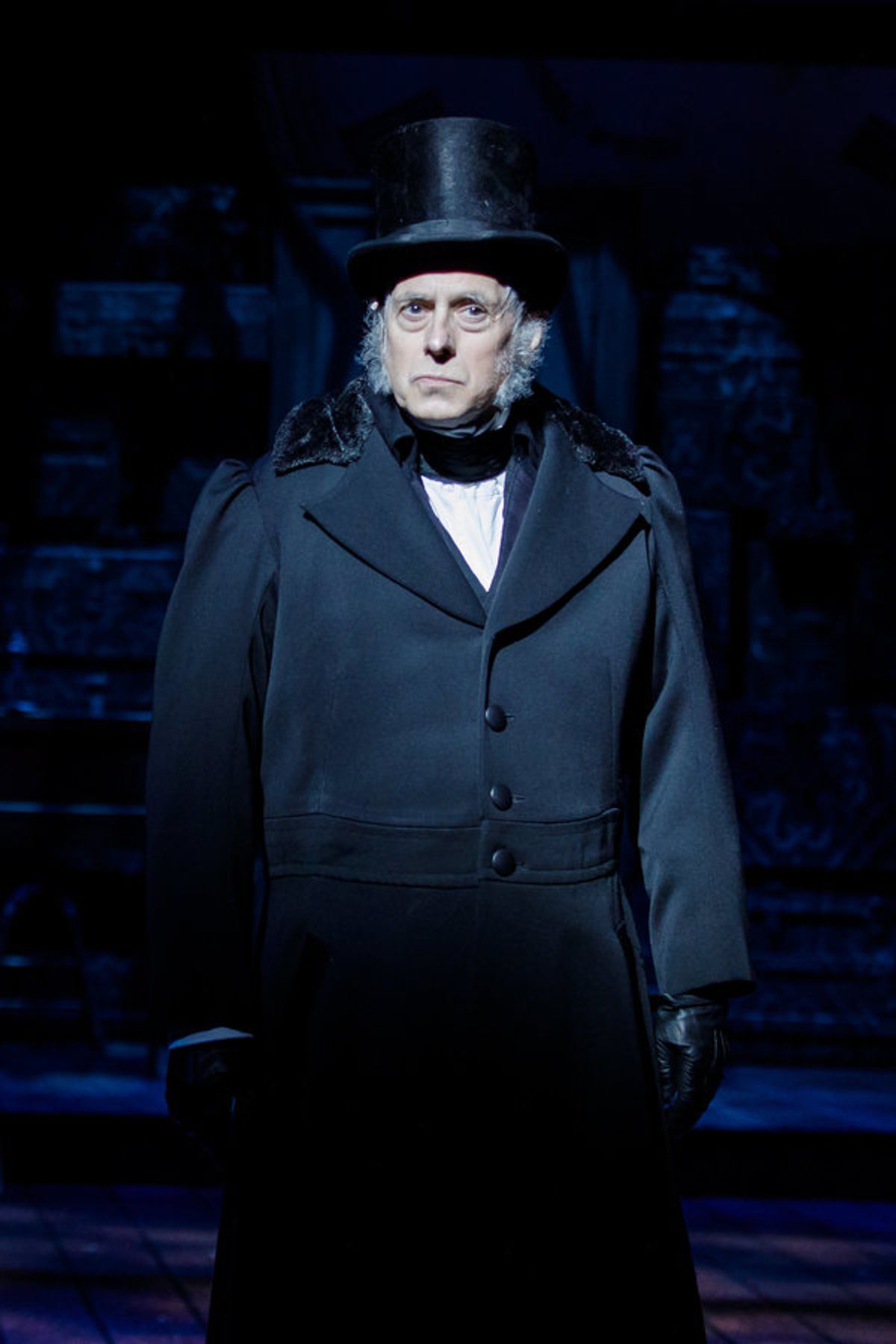 Steve Hendrickson as Ebenezer Scrooge at 