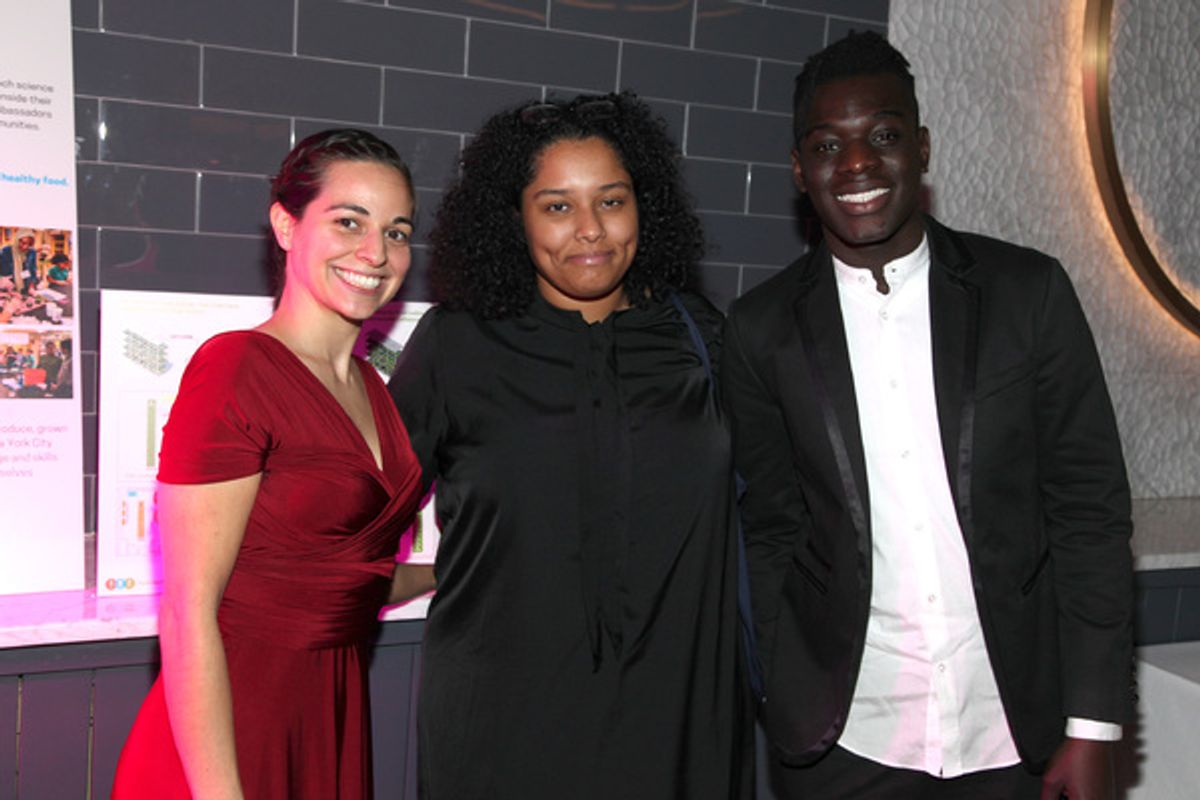 Erika Nillo, guest, Jesse Ahinful at 