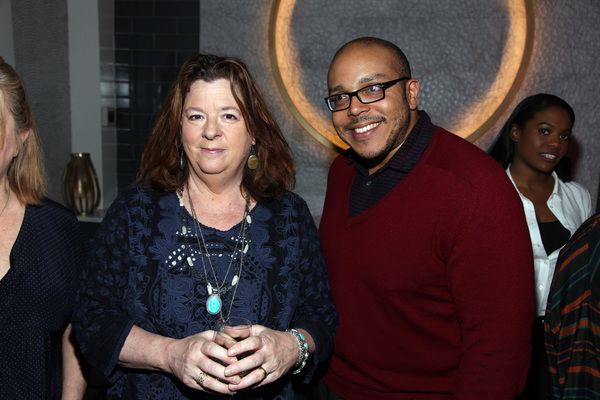 Playwrights Theresa Rebeck and Aurin Squire Photo