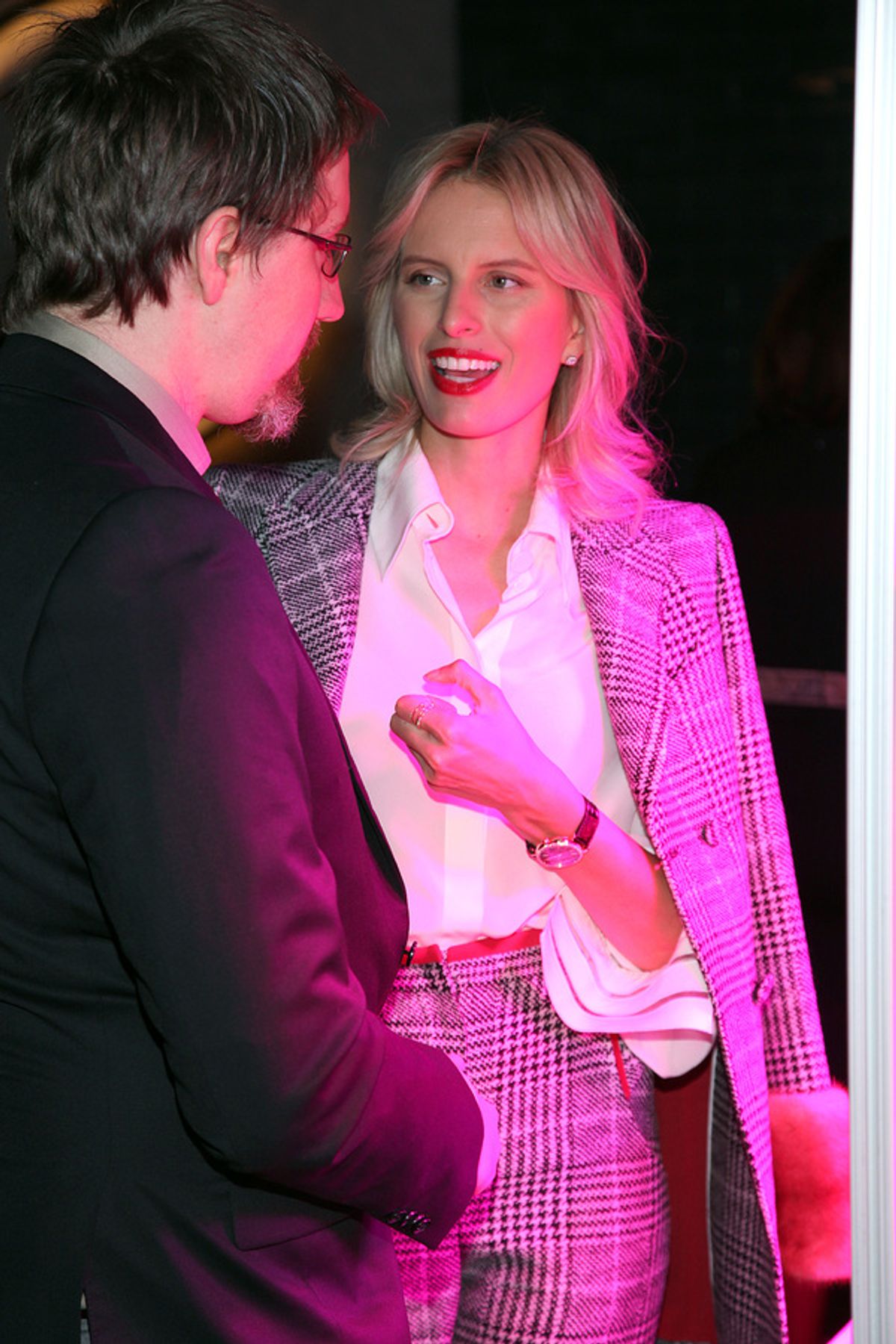 Harrison Hillier, Karolina Kurkova at 