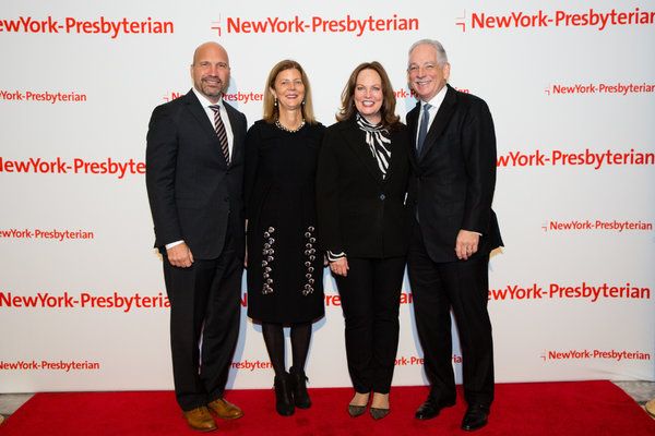 Dr. Craig Albanese, Dr. Mary D'Alton, Ellen Corwin, Dr. Steven J. Corwin. Photo by 4  Photo