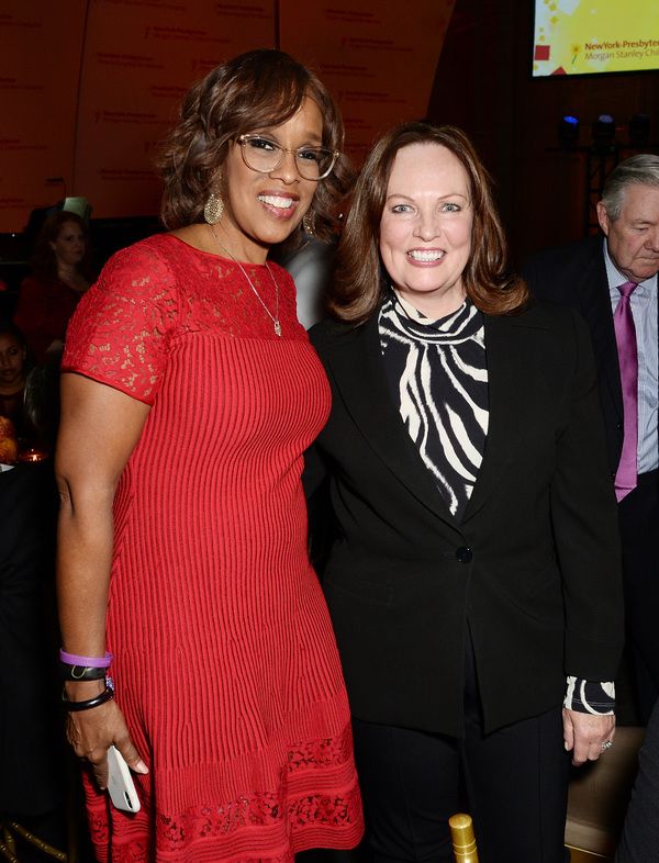 TV personality Gayle King and Ellen Corwin Photo