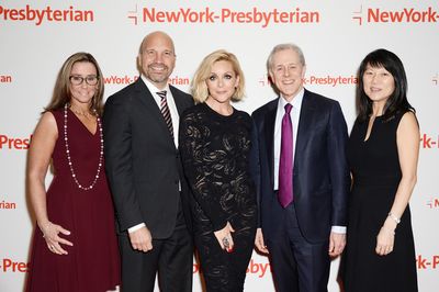 Dr. Laura Albanese, Dr. Craig Albanese, actress Jane Krakowski, and event chairs Stev Photo