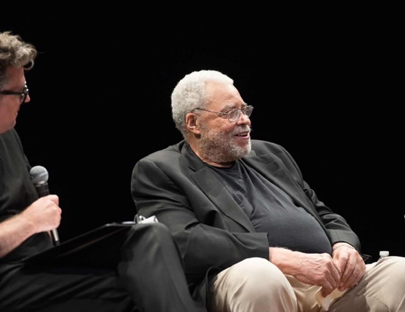 Photo Flash: James Earl Jones, Sam Waterston and F. Murray Abraham Chat KING LEAR at The Public Theater  Image