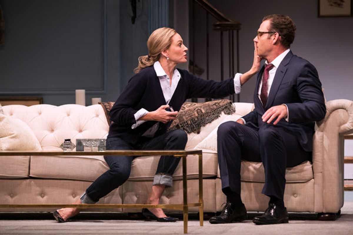 Uma Thurman as 'Chloe' and Martin Csokas as 'Peter' at 