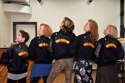 Christine Andreas, Ruth Gottschall, Wendy Waring, Colleen Dunn and Carol Ann Baxter Photo