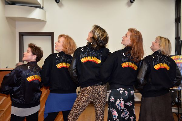 Christine Andreas, Ruth Gottschall, Wendy Waring, Colleen Dunn and Carol Ann Baxter Photo