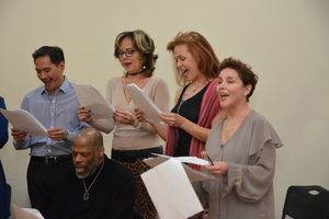 Norman Wendall Kauahi, Adrian Bailey, Wendy Waring, Colleen Dunn and Christine Andrea Photo