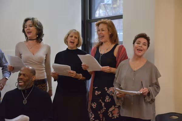 Adrian Bailey, Wendy Waring, Carol Ann Baxter, Colleen Dunn and Christine Andreas Photo