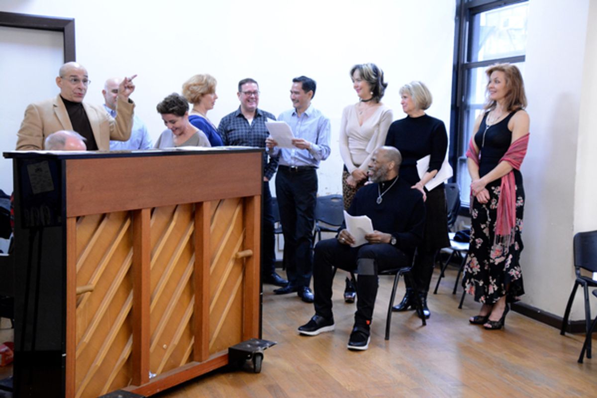 Jonathan Cerullo, Christine Andreas, Ruth Gottschall, Kevin Weldon, Norman Wendall Kauahi, Wendy Waring, Adrian Bailey, Carol Ann Baxter and Colleen Dunn at 