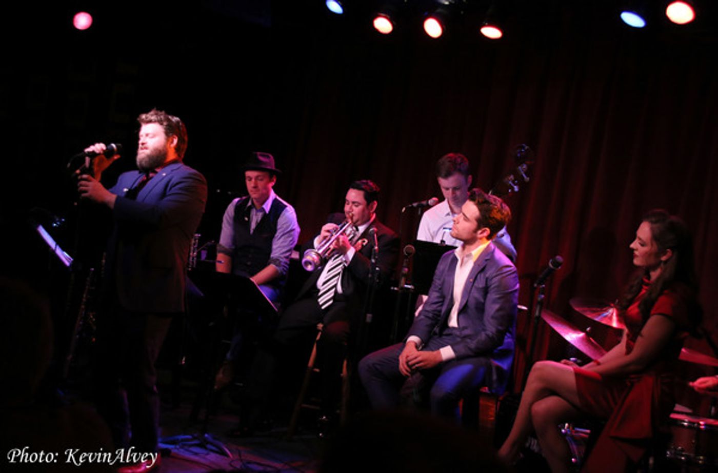 Photo Flash: Broadway at Birdland Presents The Donny Nova Band Featuring Julia Trojan from BANDSTAND  Image