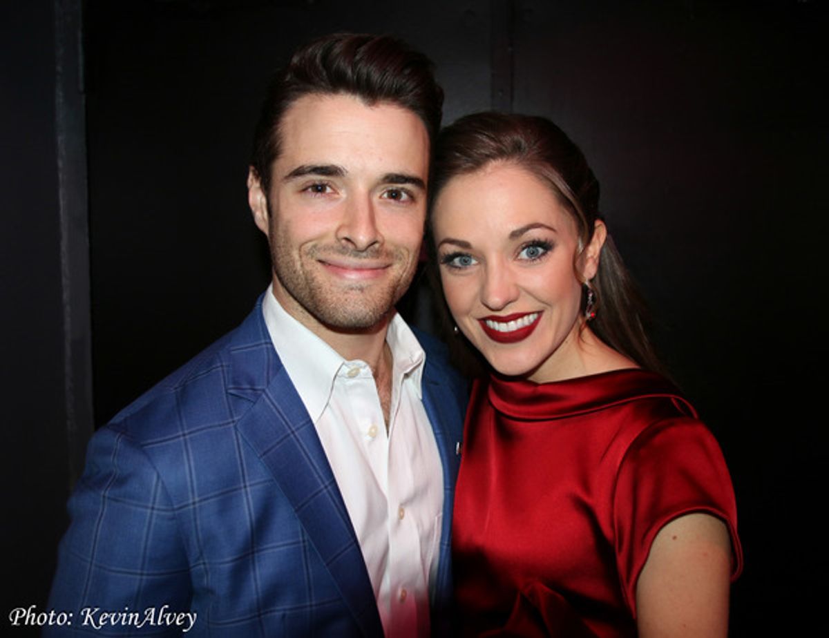 Corey Cott, Laura Osnes at 