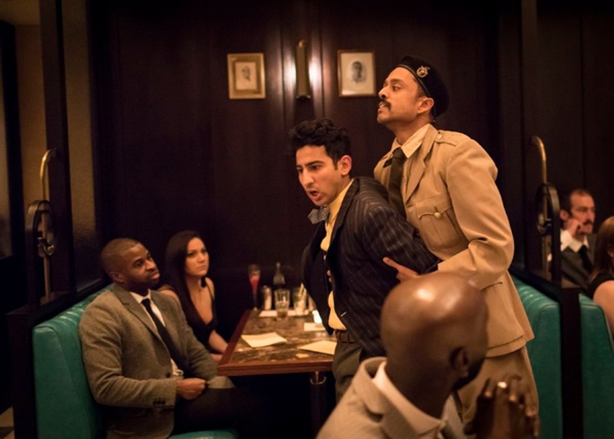 Manish Gandhi as Rudy and Raj Aich as Romesh at 