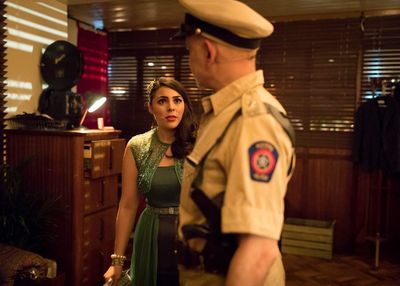 Sophie Khan Levy as Ursula and Harmage Singh Kalirai as the Inspector Photo