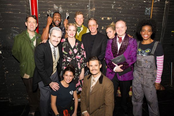 Tim Allen with the cast of THE PLAY THAT GOES WRONG Photo
