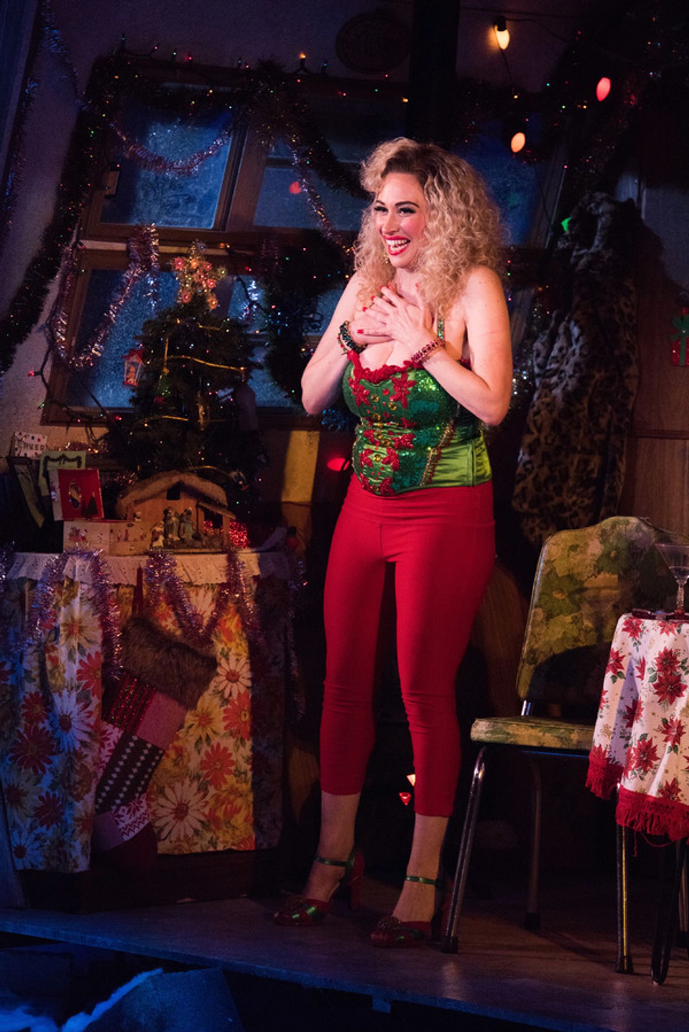 Photo Flash: Lesli Margherita, Charles Busch, Alex Brightman, Sierra Boggess and More Celebrate WHO'S HOLIDAY Opening Off-Broadway  Image