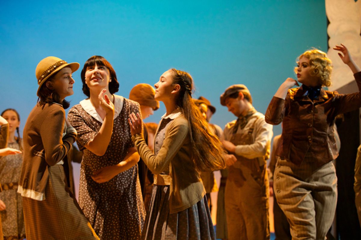 Emily Blackwell, Miranda Feldtman, Isabel McDermott and Mackenzie Brown. Photo by Jeff Watkins. at 