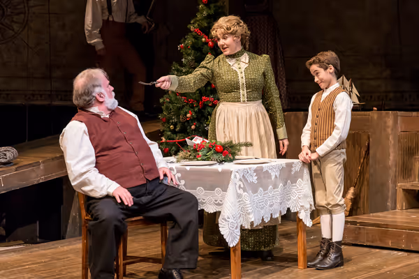  Don Forston (Gustav), Brianna Borger (Alma), Peyton Owen (Karl) Photo