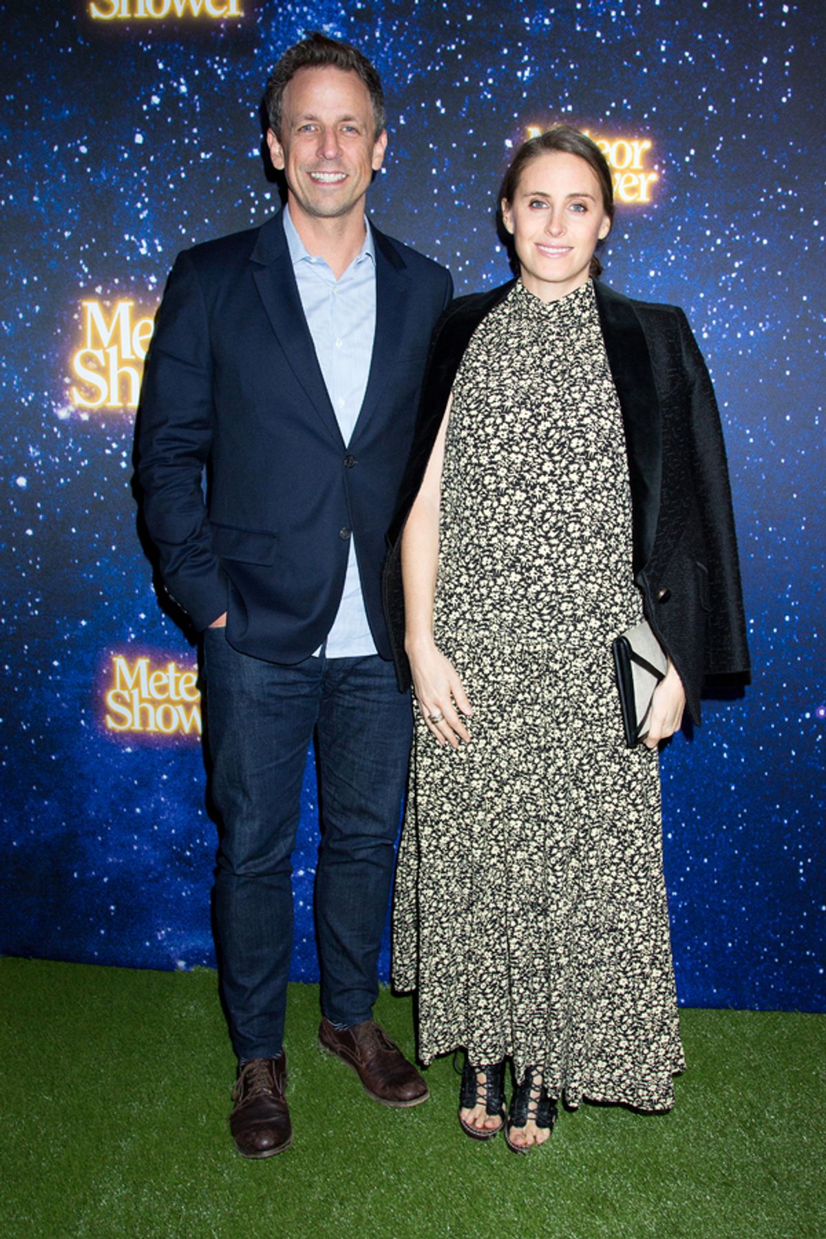 Seth Meyers, Alexi Ashe at 