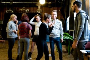 Julie Paton, Adam C. Booth, Gareth Gates Photo