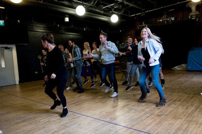 Lisa Riley, Julie Paton, Ian Adams, Gareth Gates, Adam C. Booth, Gill Jordan Photo