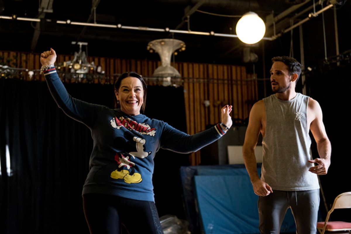 Lisa Riley, Gareth Gates at 