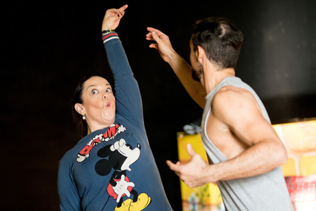 Lisa Riley, Gareth Gates at 