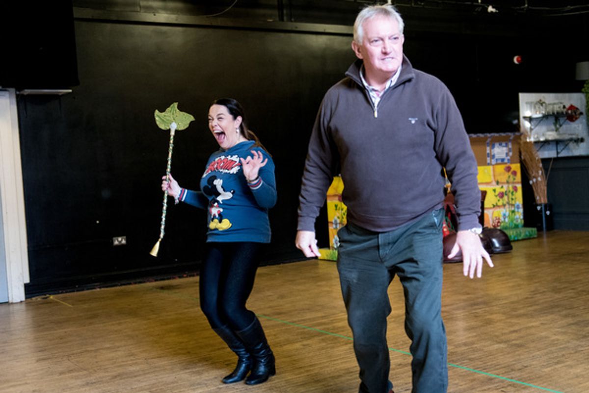 Lisa Riley, Graham Cole at 