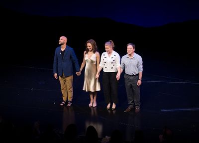 Keegan-Michael Key, Laura Benanti, Amy Schumer and Jeremy Shamos  Photo
