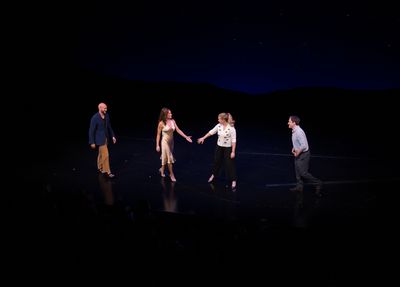 Keegan-Michael Key, Laura Benanti, Amy Schumer and Jeremy Shamos  Photo