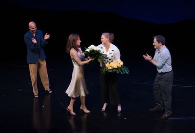 Keegan-Michael Key, Laura Benanti, Amy Schumer and Jeremy Shamos  Photo