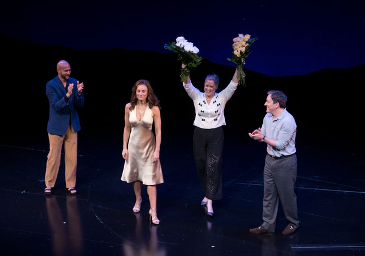 Keegan-Michael Key, Laura Benanti, Amy Schumer and Jeremy Shamos  at 