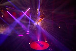 Lea Hinz on aerial hoop Photo