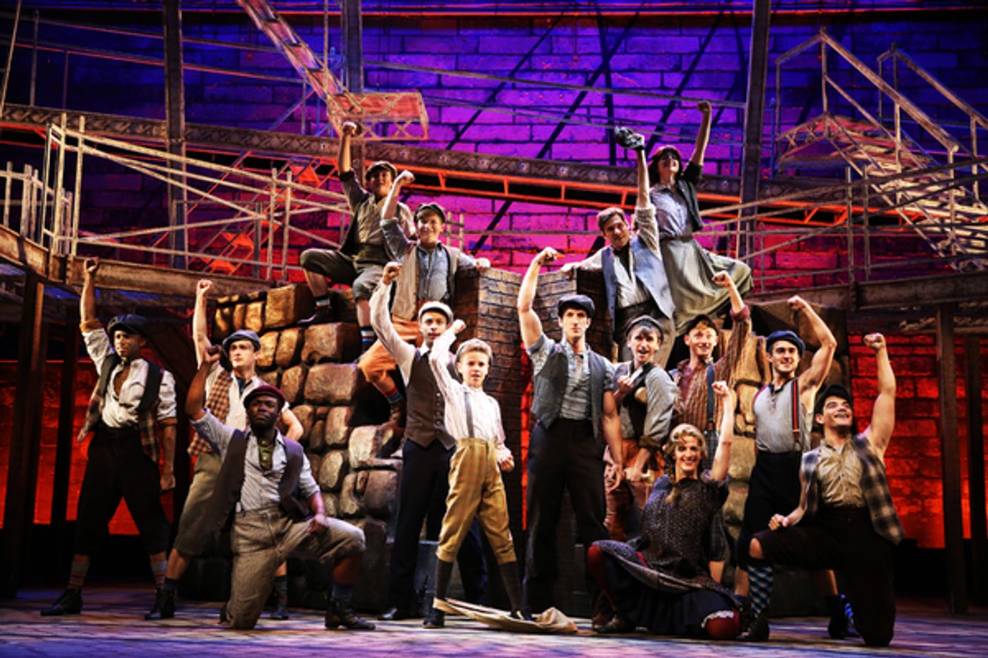 Photo Flash: Here's the Headline! First Look at NEWSIES at Maltz Jupiter Theatre Photo Flash: Here's the Headline! First Look at NEWSIES at Maltz Jupiter Theatre Image