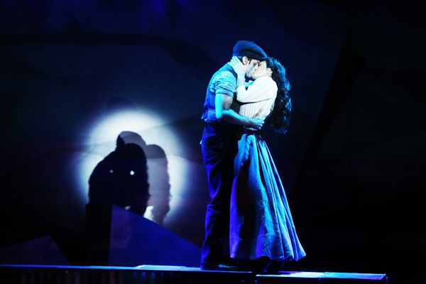 John Arthur Greene and Clara Cox star as Jack Kelly and Katherine Plumber Photo