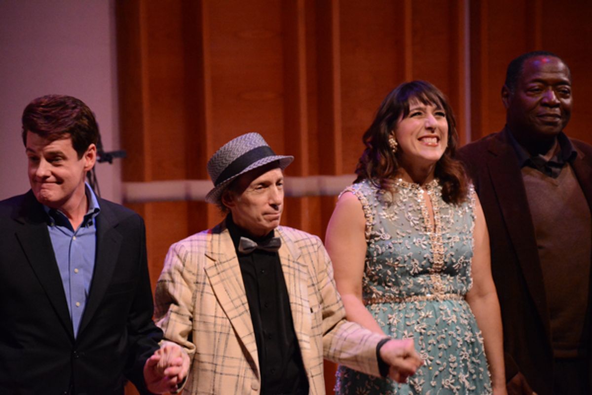 John Easterlin, Scott Siegel, Farah Alvin and Chuck Cooper at 