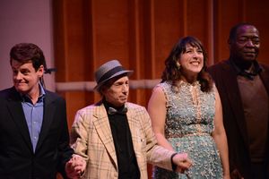 John Easterlin, Scott Siegel, Farah Alvin and Chuck Cooper Photo