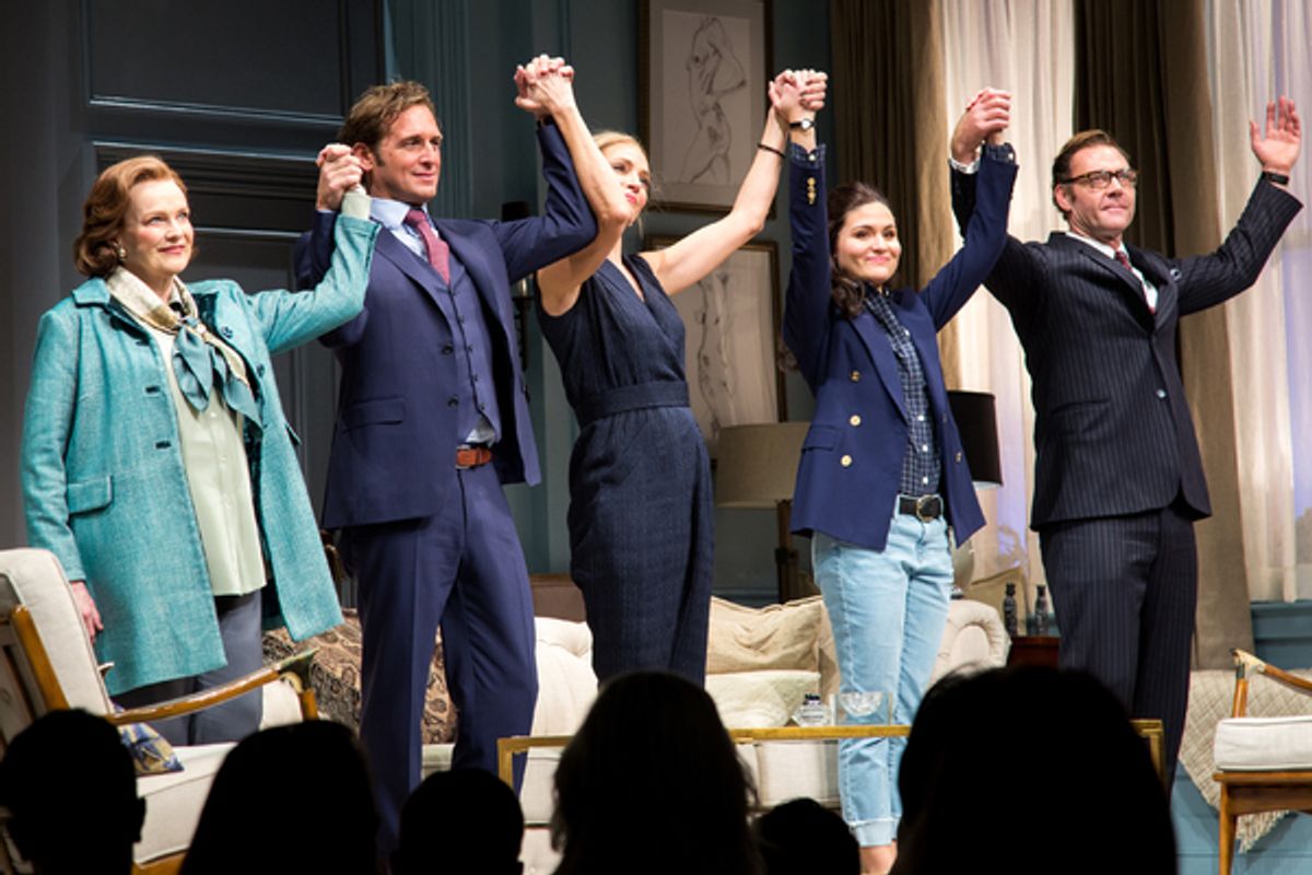 Blair Brown, Josh Lucas, Uma Thurman, Phillipa Soo, Martin Csokas at 