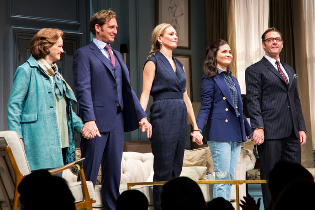 Blair Brown, Josh Lucas, Uma Thurman, Phillipa Soo, Martin Csokas at 