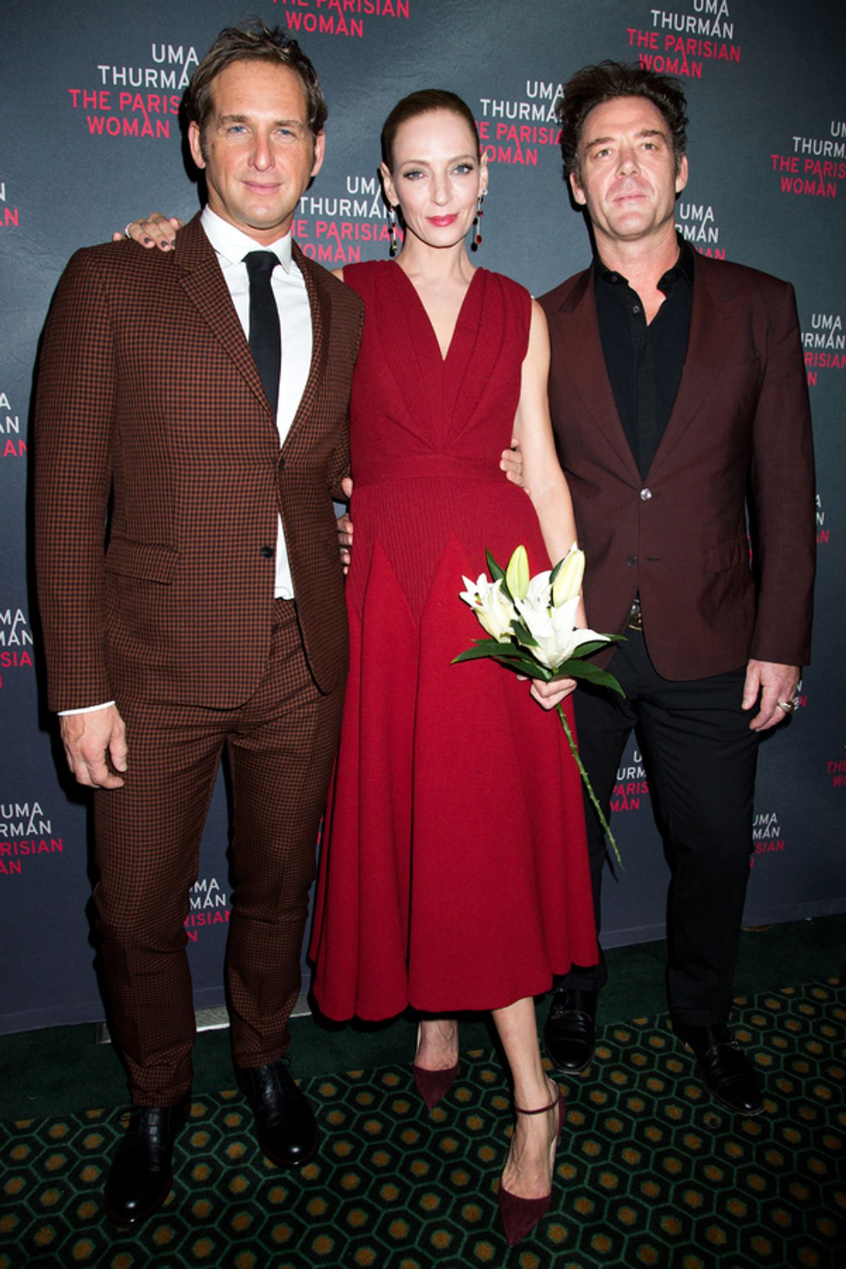 Josh Lucas, Uma Thurman, Martin Csokas at 