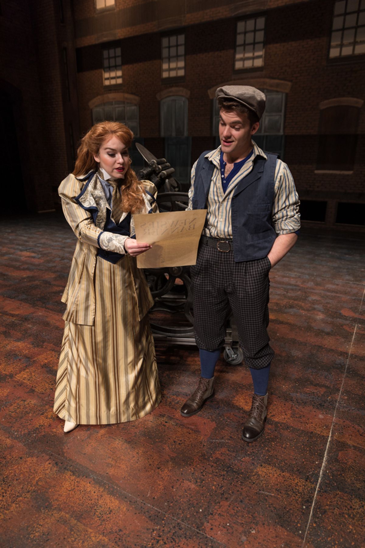 Nadia Vynn as Katherine and Jonathan Shew (Jack Kelly) at 