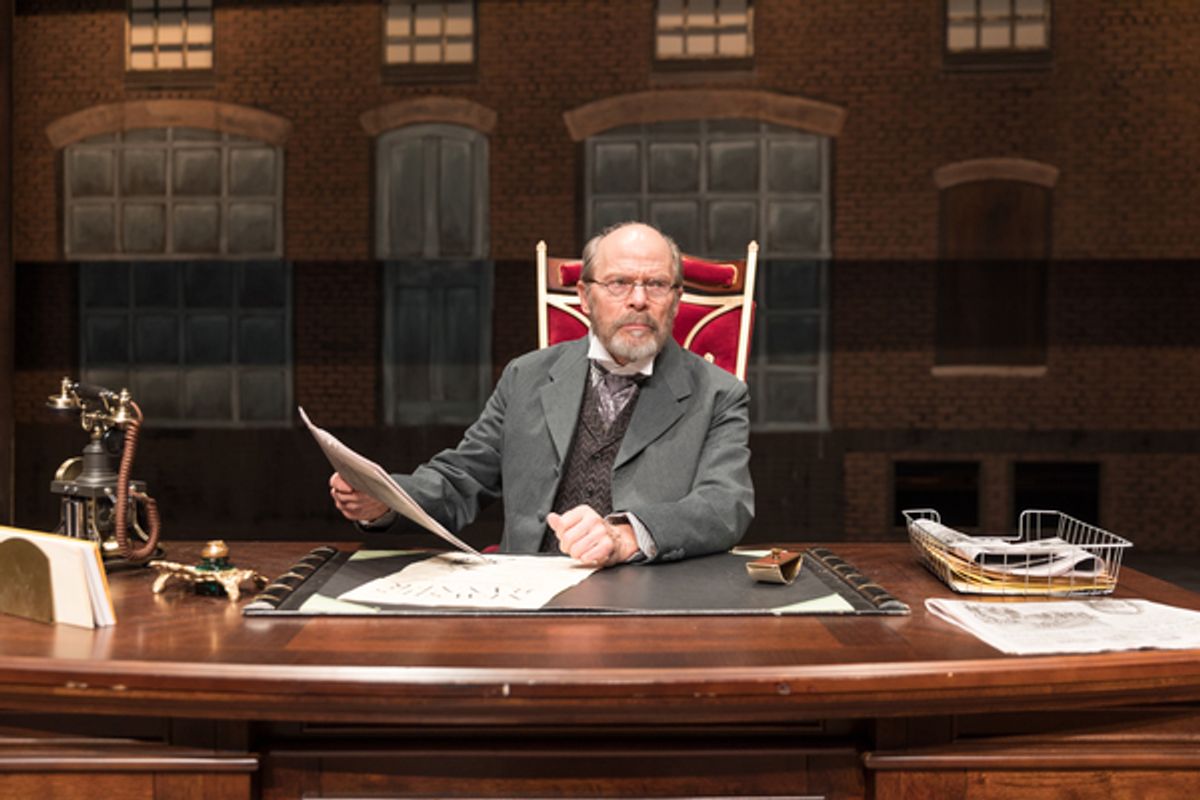 William Parry as Joseph Pulitzer at 