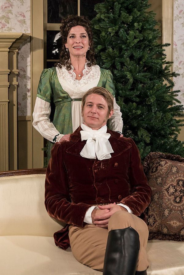 Paige Lindsey WhiteÂ (Lizzy) and Christian PedersenÂ (Darcy) Photo