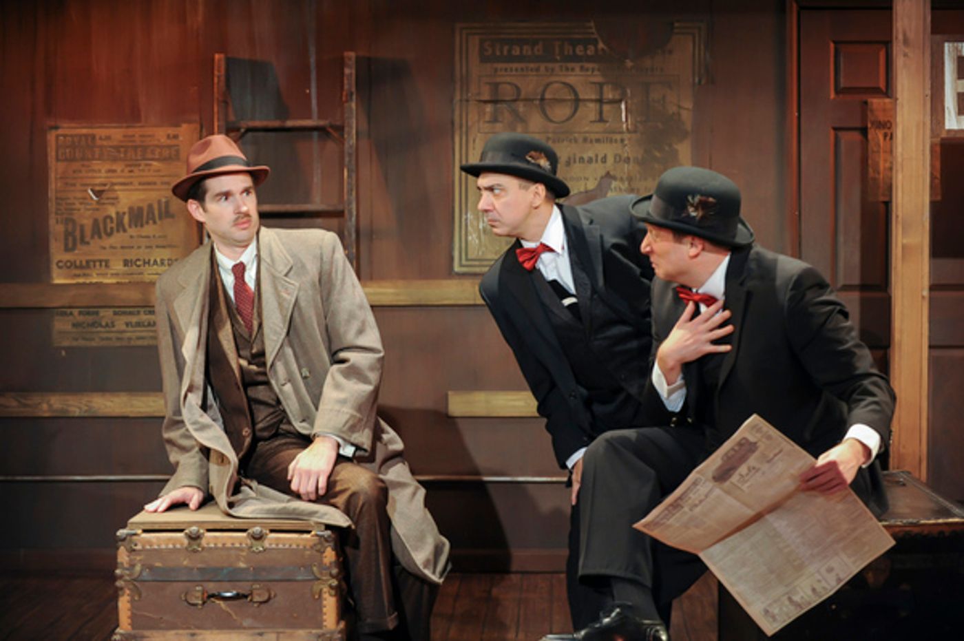Photo Flash: It's Hitchcock for the Holidays at Mile Square Theatre with THE 39 STEPS  Image