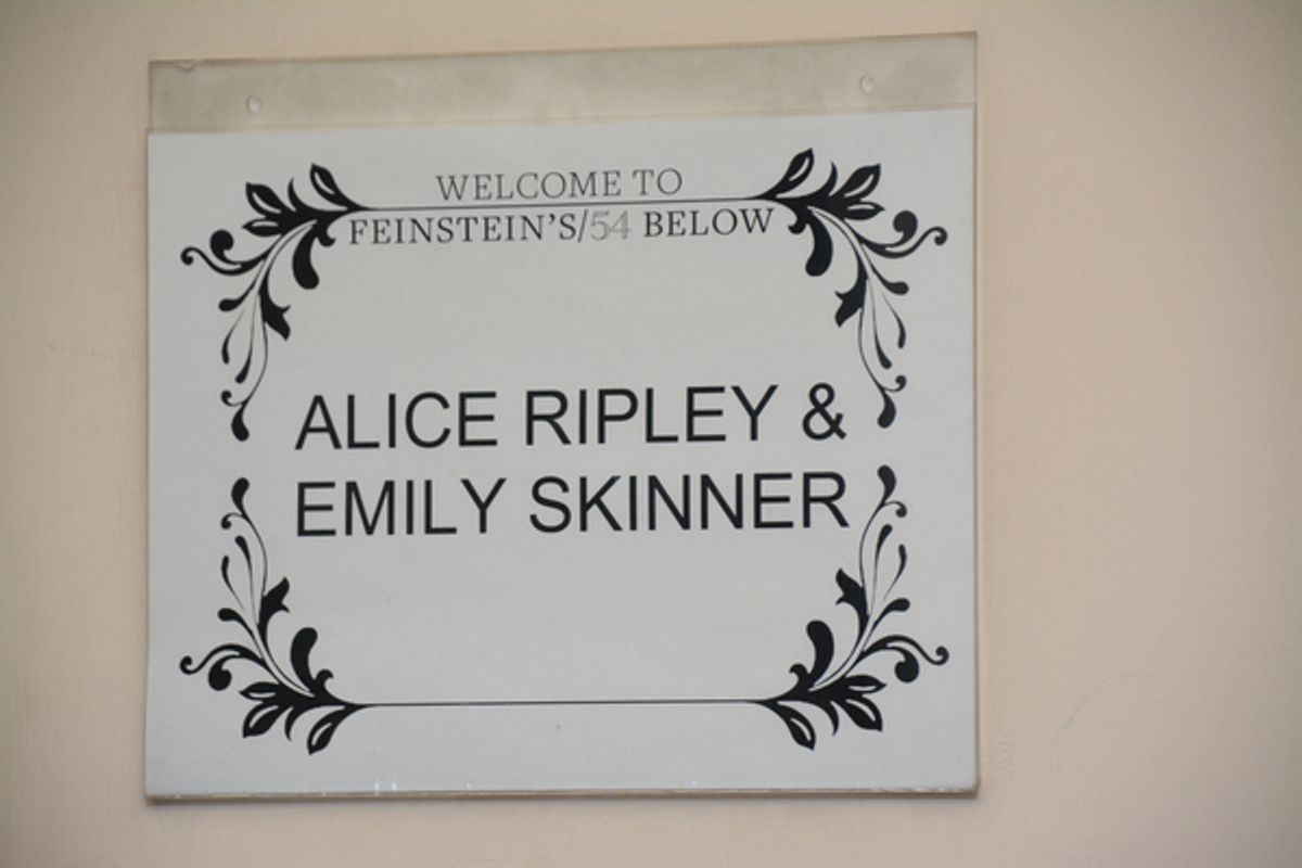 Welcome to UNATTACHED! Alice Ripley and Emily Skinner at Feinstein's/54 Below at 